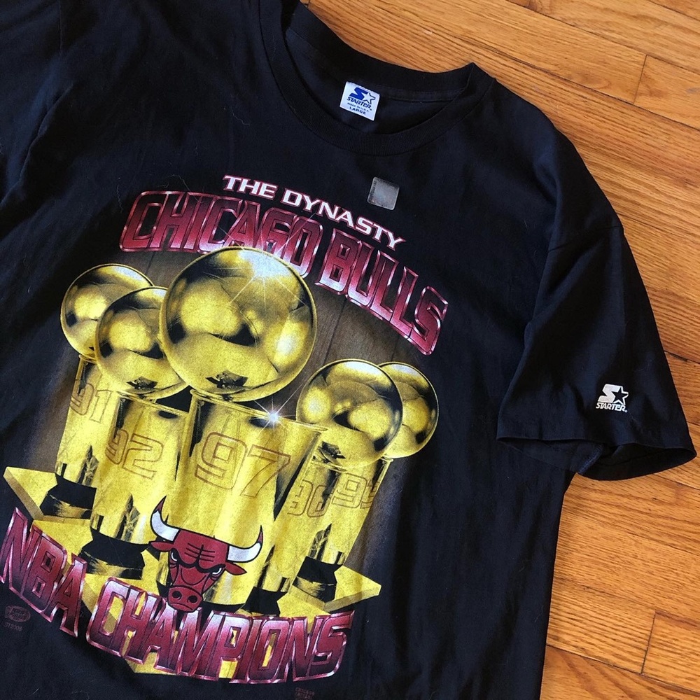 Chicago Bulls Starter Tshirt 1997